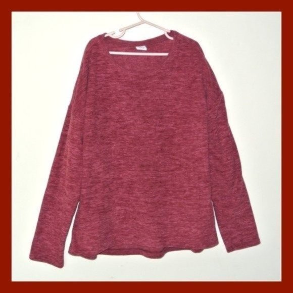 Crazy 8 Microfleece Pullover‎ Berry Sweater XL 14 - Picture 1 of 5